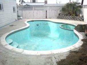 Before a successful pool removal in san jose